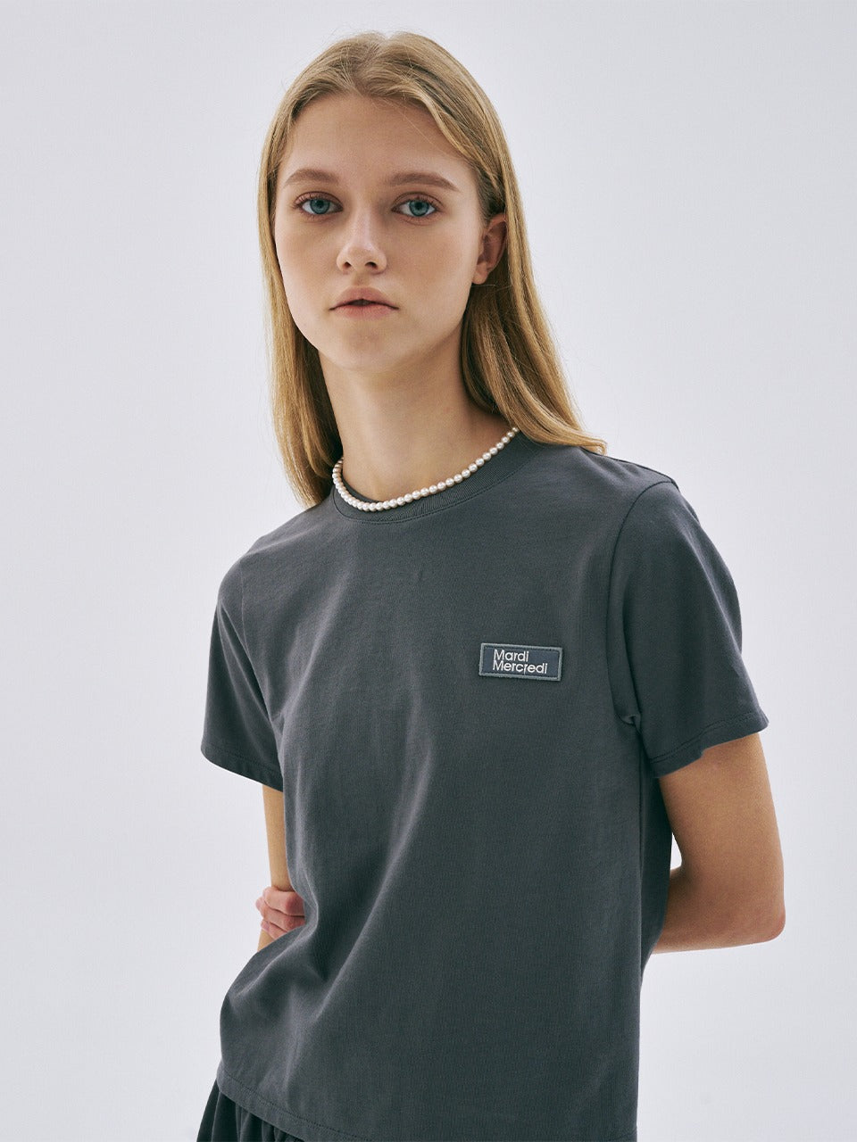 SLIM TSHIRT ESSENTIAL_CHARCOAL