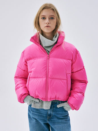 CROPPED DOWN JACKET_PINK