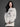 SWEATSHIRT SWING THE TAIL DDANJI PEARL NECKLACE_OATMEAL BLACK