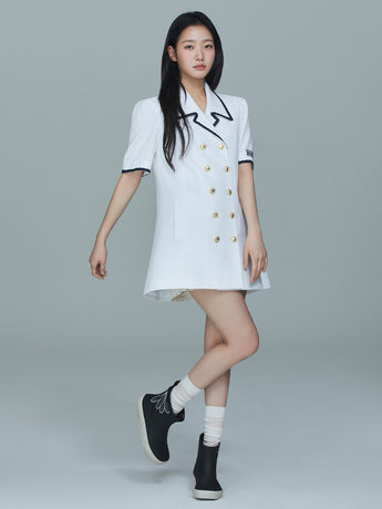 CLASSIC MINI DRESS DOUBLE_IVORY