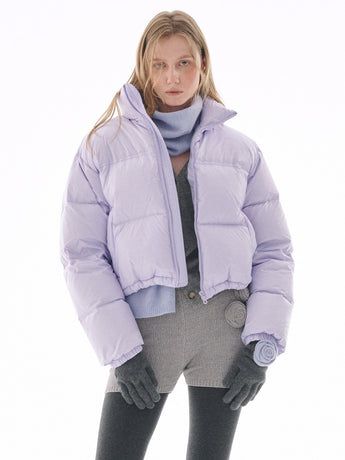 CROPPED DOWN JACKET_PURPLE