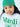 KIDS TSHIRT FLOWERMARDI_WHITE GREEN
