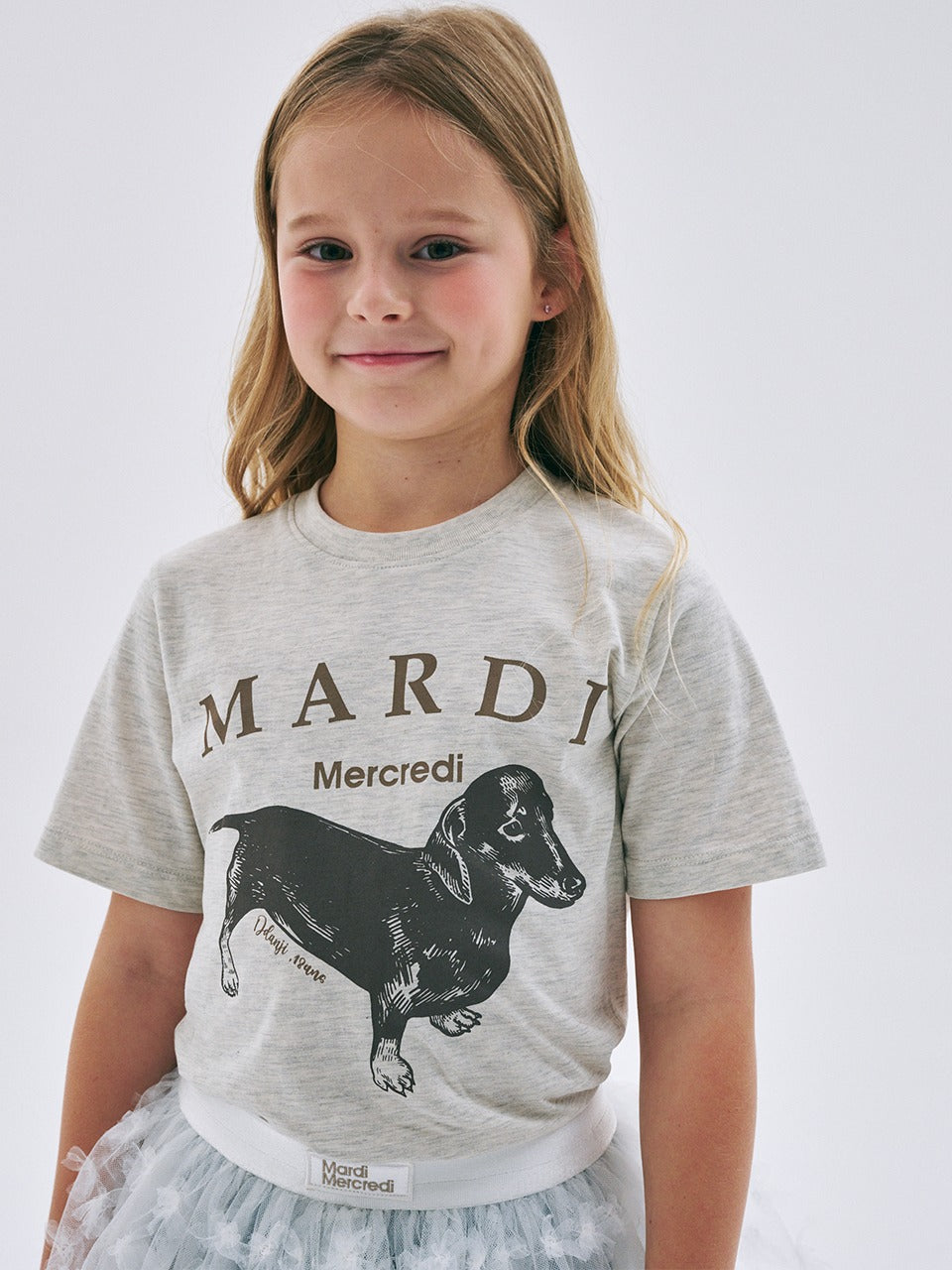 KIDS TSHIRT DDANJI_OATMEAL TAUPE