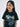 KIDS TSHIRT TRIPLE FLOWER_NAVY WHITE