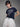 SLIM TSHIRT SWING THE TAIL DDANJI_NAVY IVORY