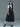 MAXI DRESS V NECK EYELET_NAVY