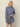 COTTON OVERSIZED SHIRT STRIPE_NAVY IVORY