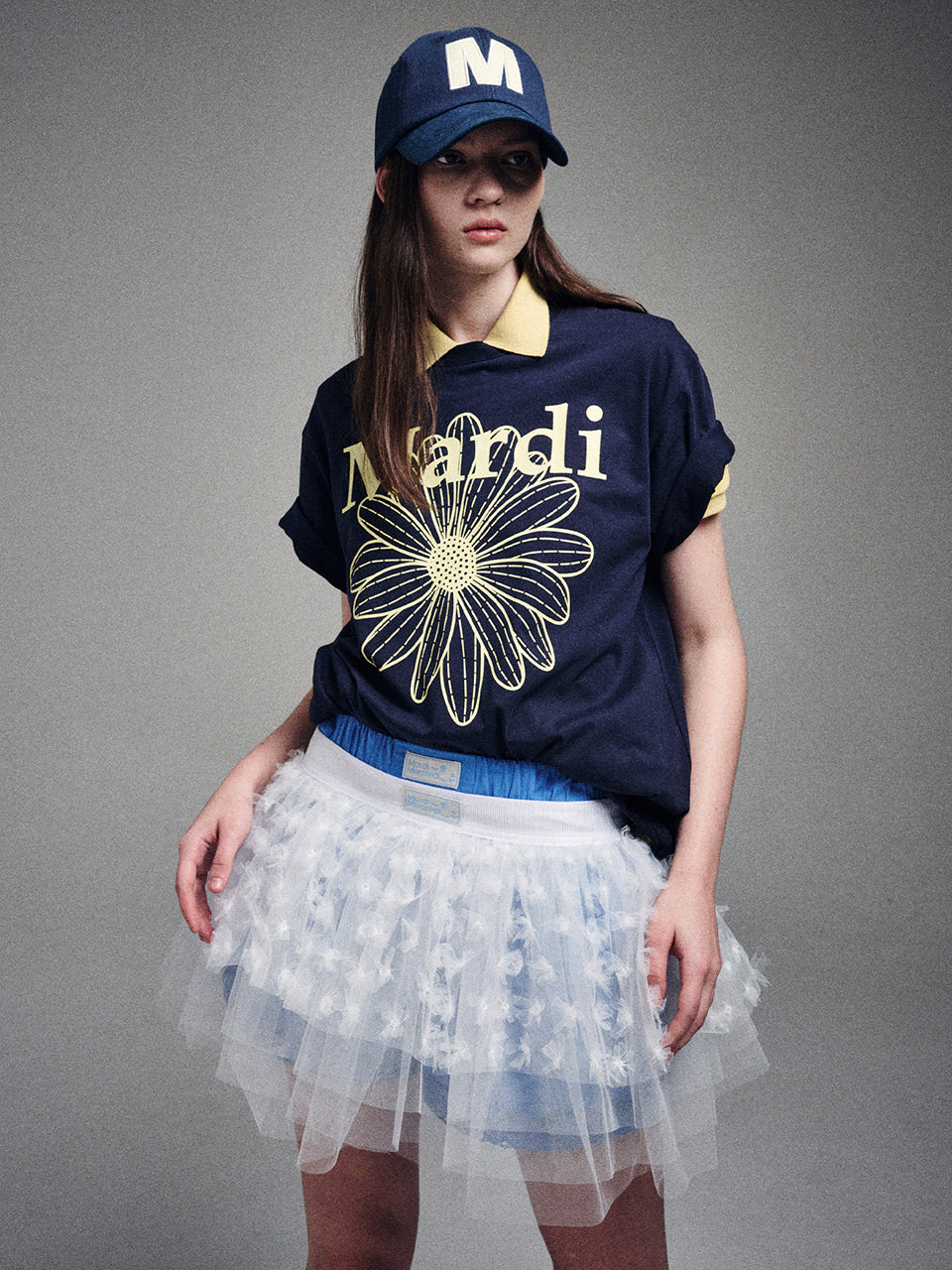 MINI SKIRT TULLE_WHITE