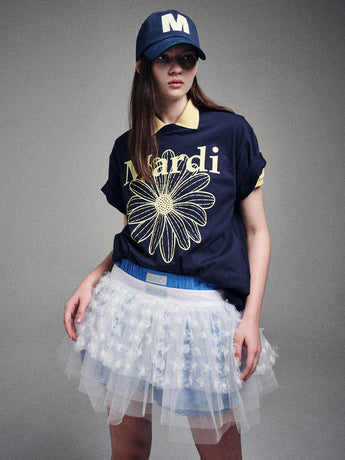 MINI SKIRT TULLE_WHITE